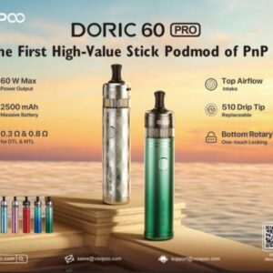 VOOPOO Doric 60 Pro 多立克 Pro｜BSMI 認證 60W 長續航霧