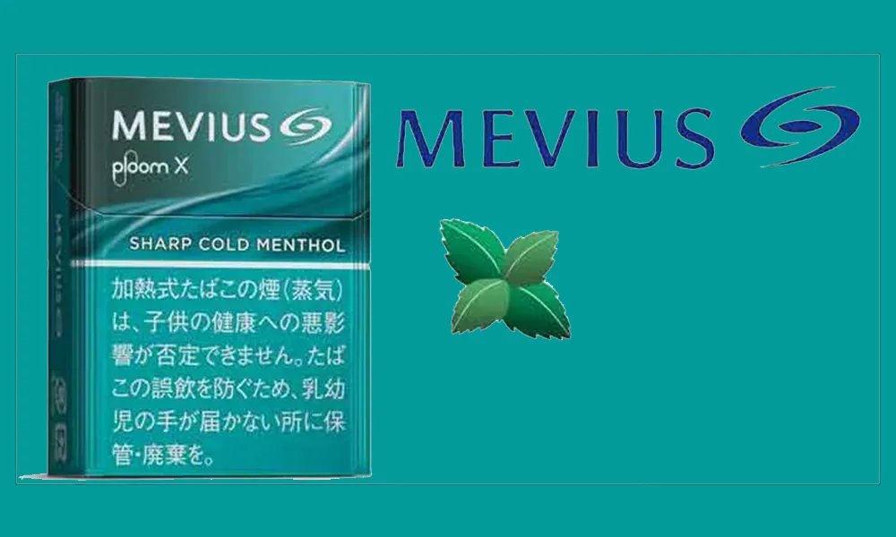 【MEVIUS Sharp Cold Mentho濃薄荷】日本七星加熱煙 ploom x mevius煙彈 整條煙(10包):圖片 3
